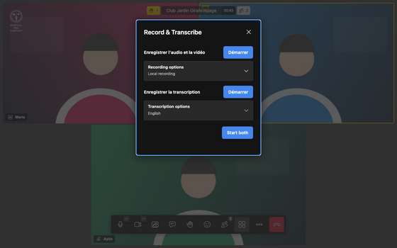 Record & Transcribe Record & Transcribe
